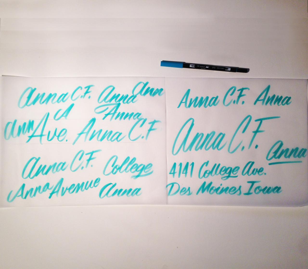 Lettering a Letter - image 11 - student project