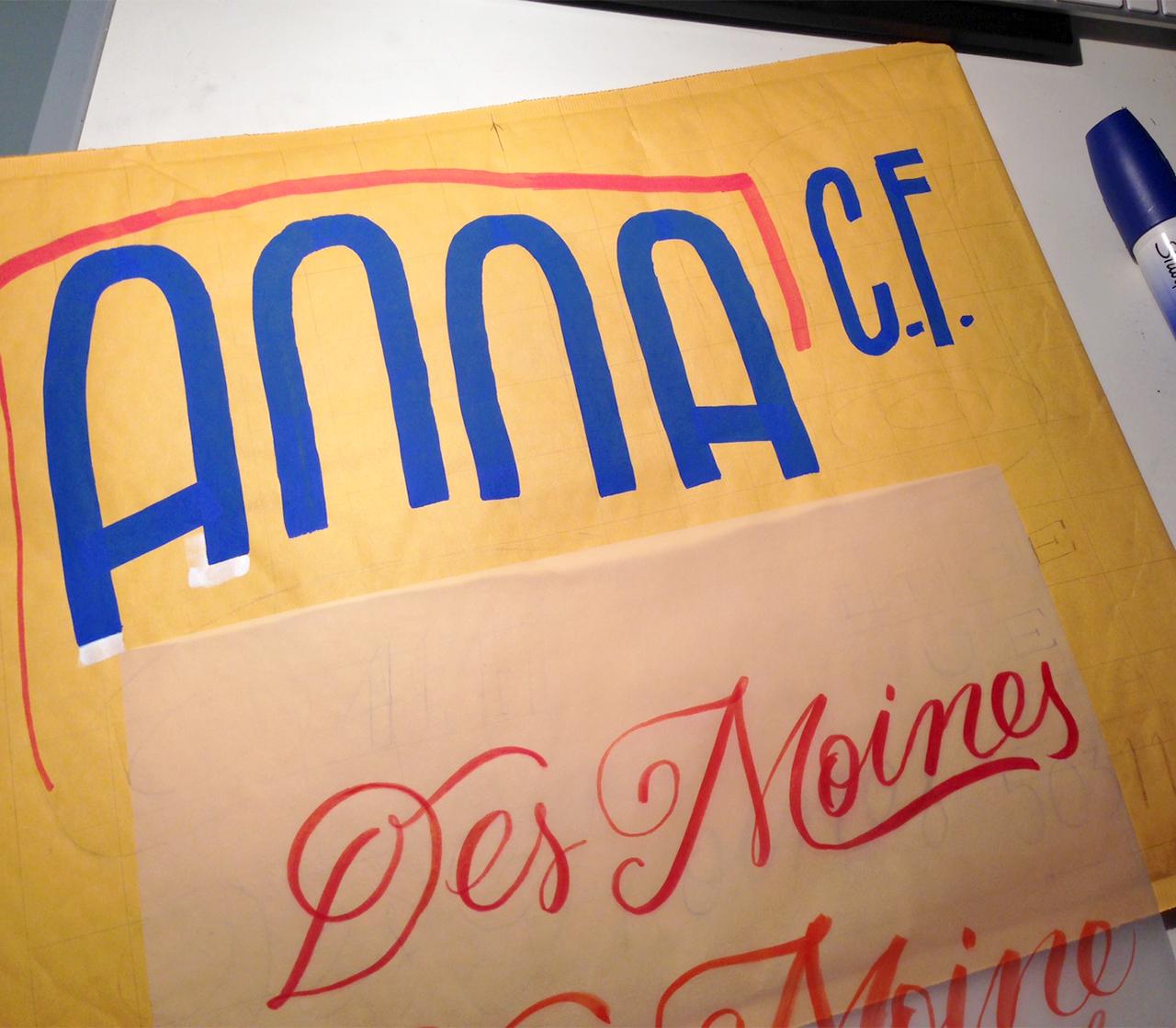 Lettering a Letter - image 4 - student project