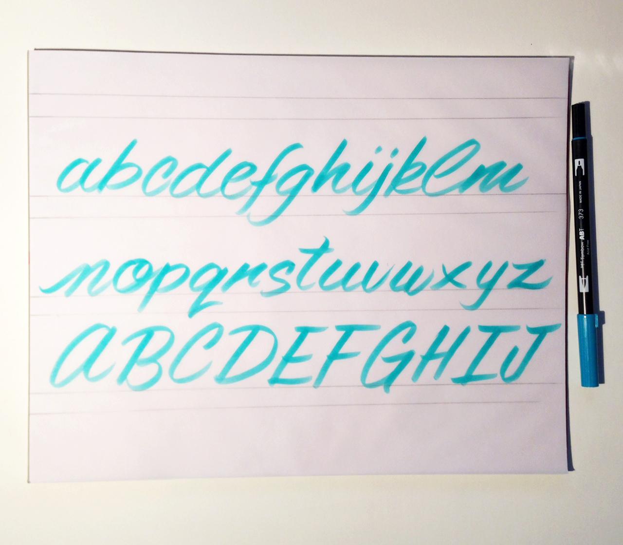 Lettering a Letter - image 10 - student project