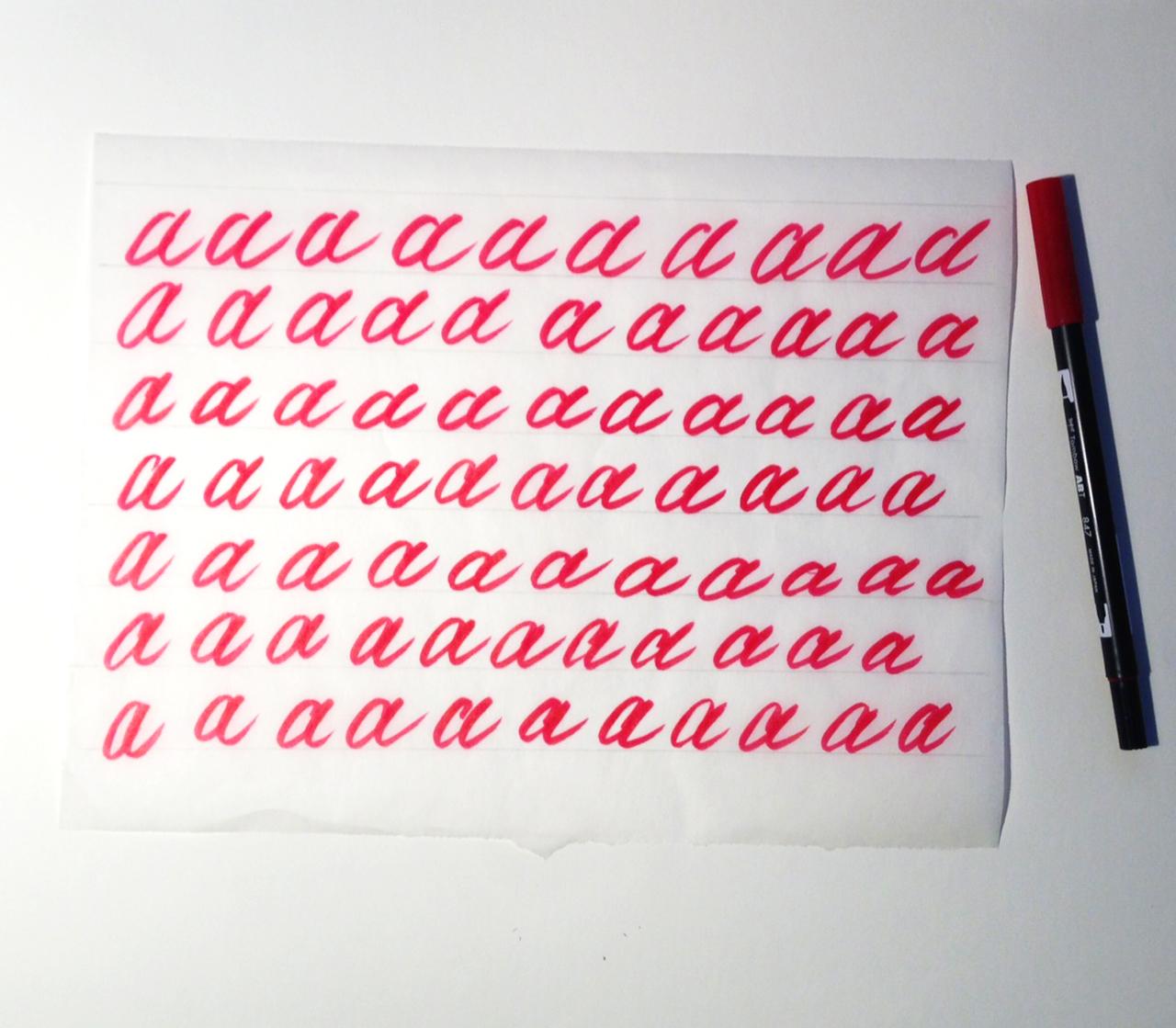 Lettering a Letter - image 9 - student project