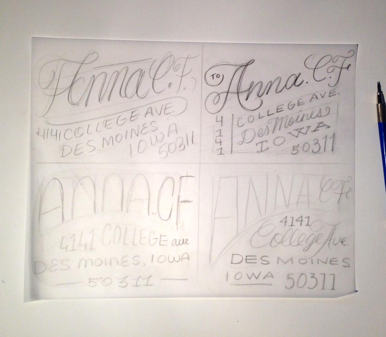 Lettering a Letter - image 13 - student project