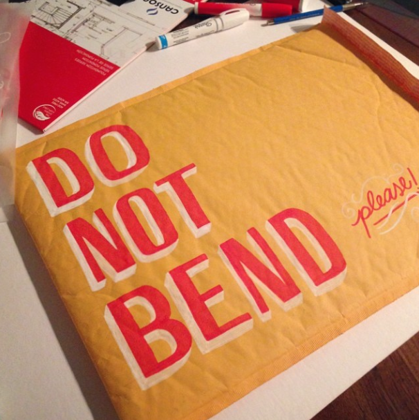 Lettering a Letter - image 1 - student project