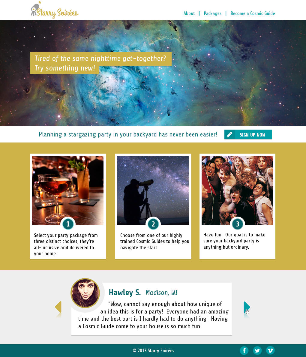 Starry Soireés - image 4 - student project
