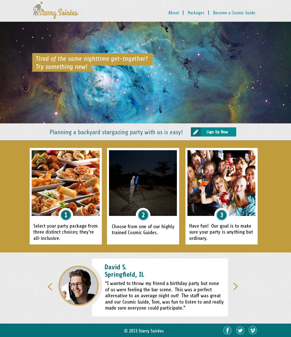 Starry Soireés - image 3 - student project