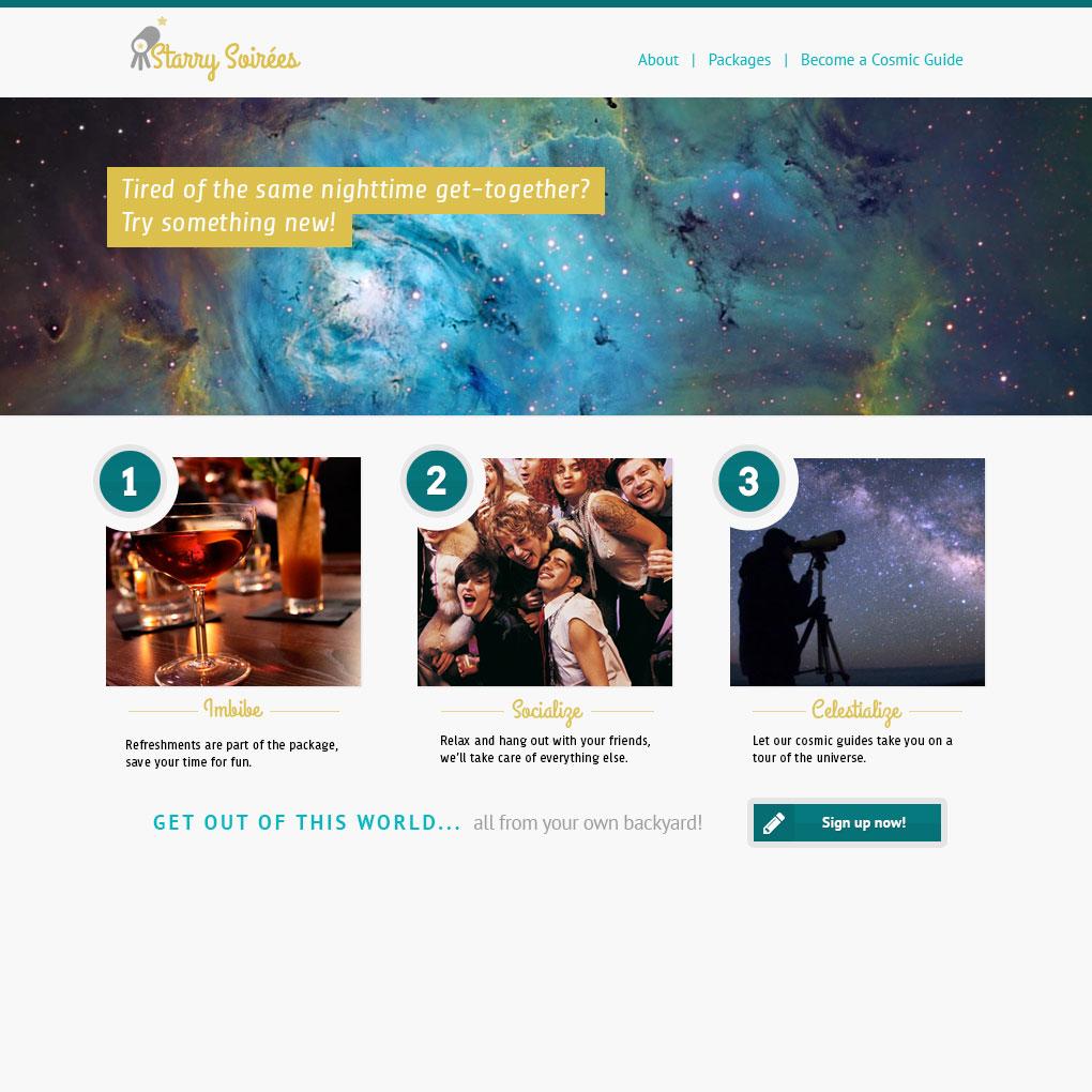Starry Soireés - image 2 - student project