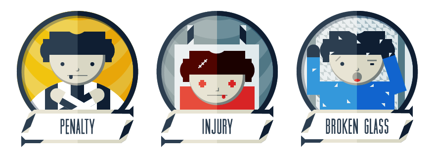 Hockey Game Badges - image 4 - student project