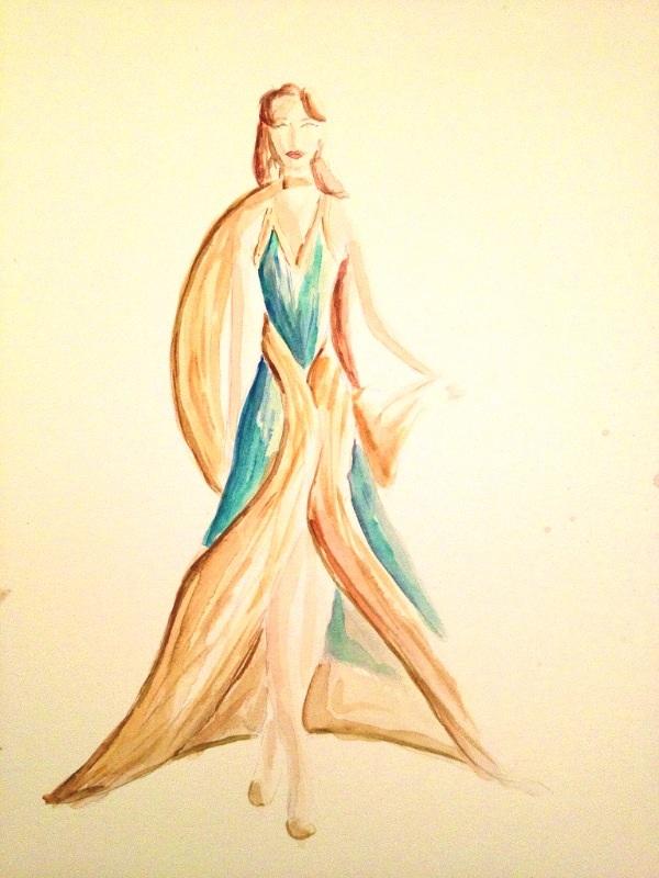Final Embelishments: Fabulous Flowing Fashions - image 10 - student project