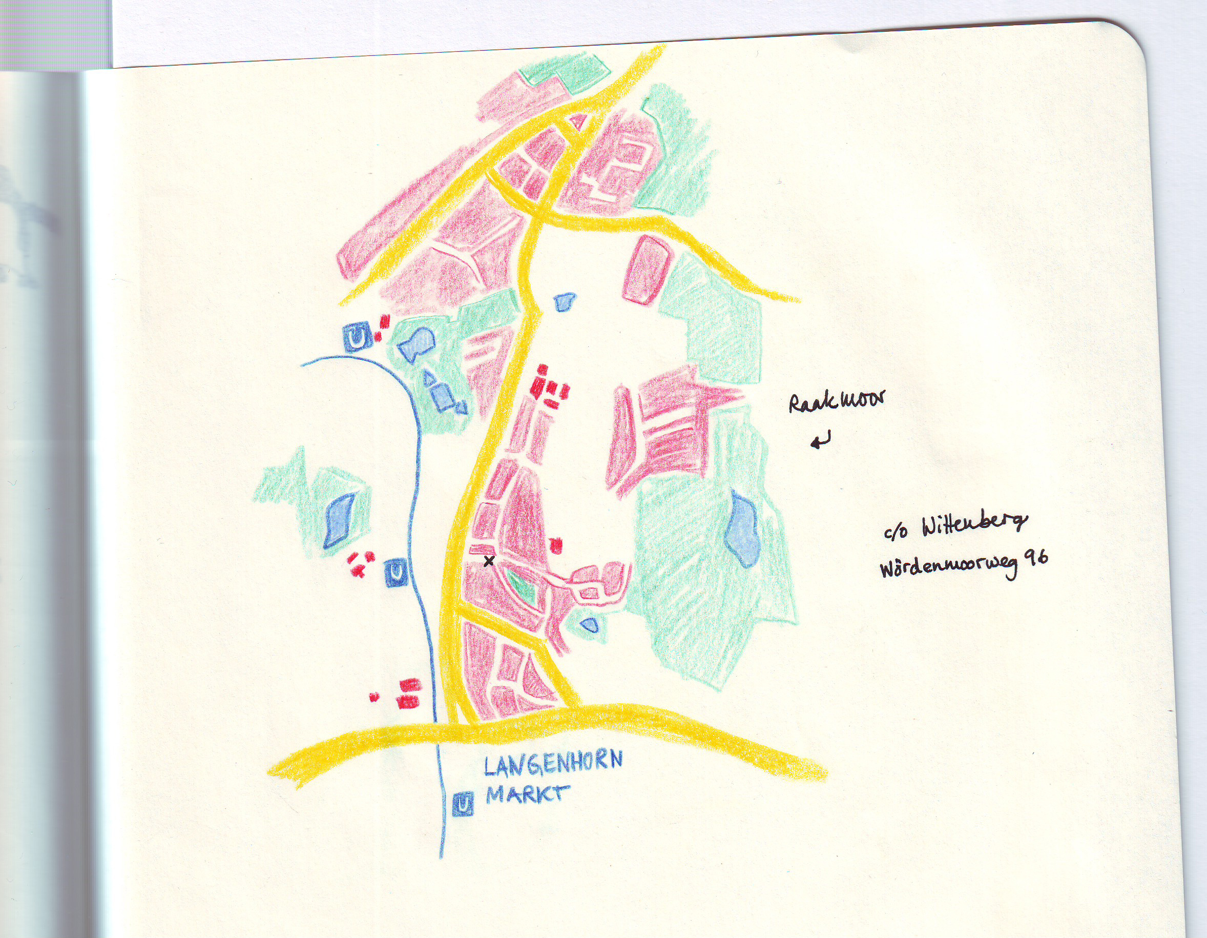 Map of my favorite places in my new hometown HAMBURG, Germany - image 1 - student project