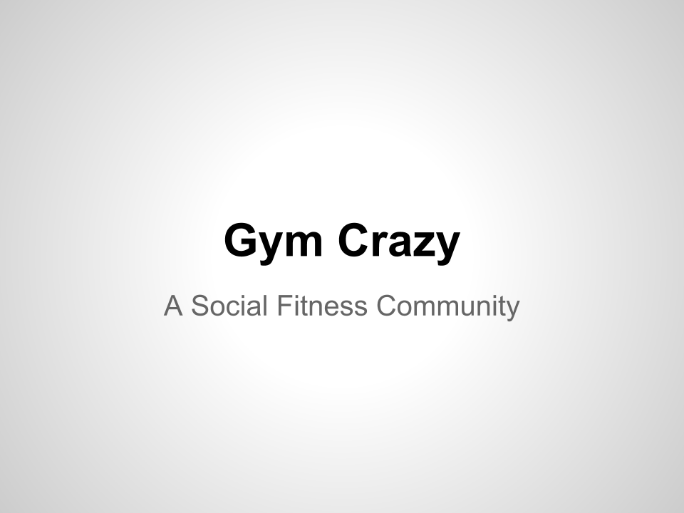 Gym Crazy - image 1 - student project