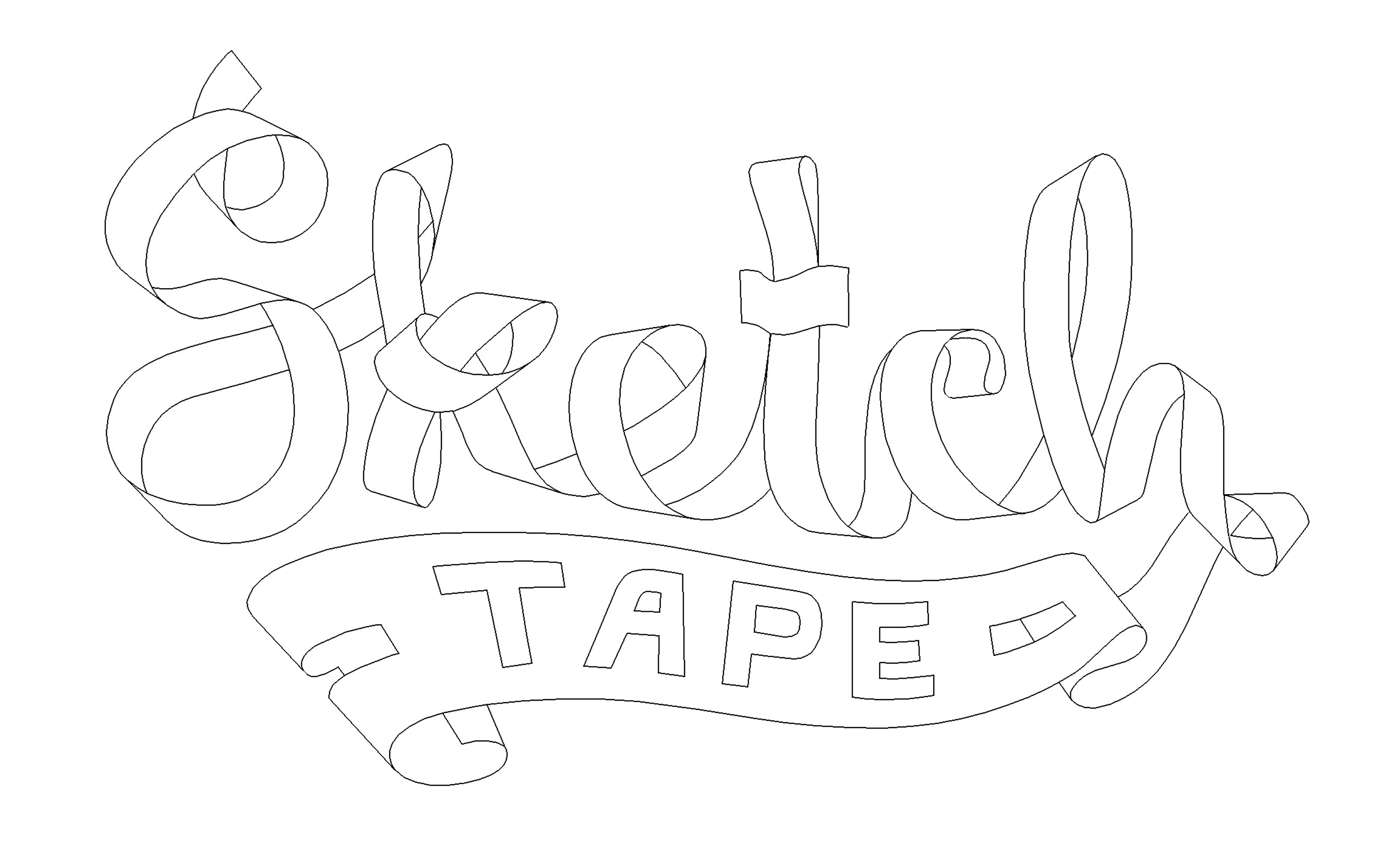 Sketch Tape Logo - image 9 - student project