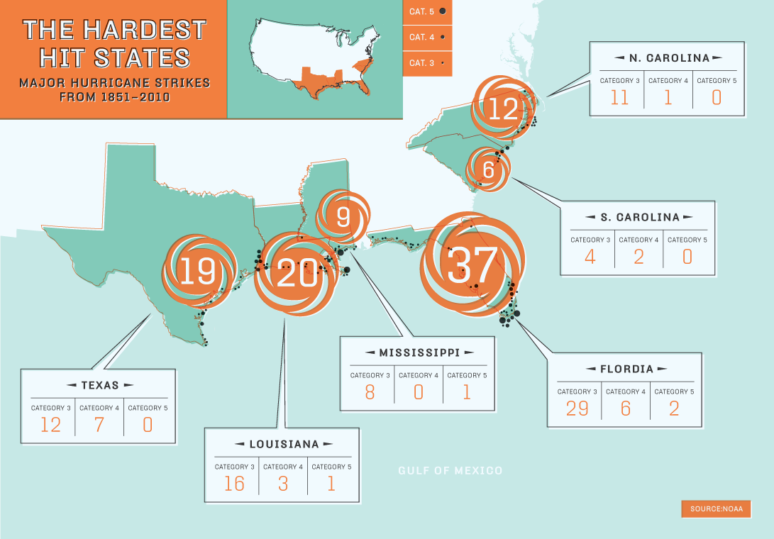 The Hardest Hit States Skillshare Student Project