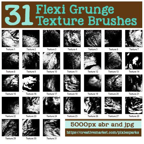 30 Grunge Rose Petal Brushes - image 5 - student project