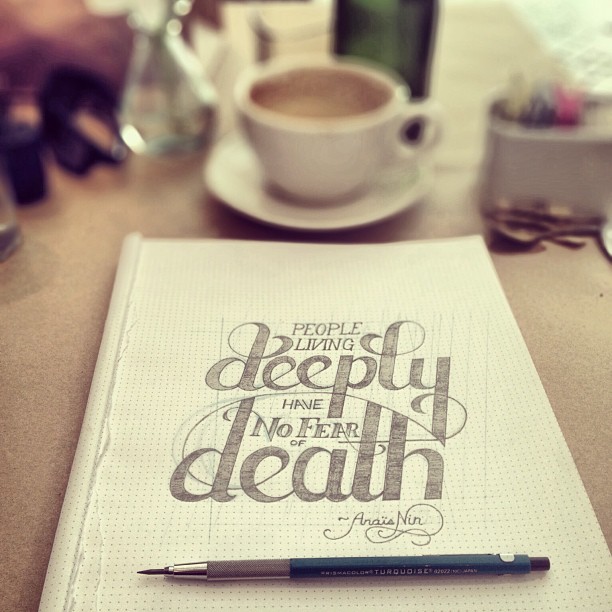 Living deeply is the only way to live - image 1 - student project