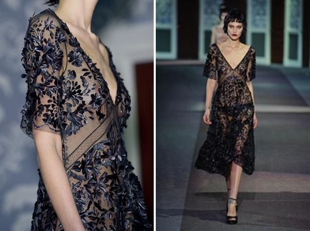 INSPIRATION: sheer black embellishment - image 3 - student project