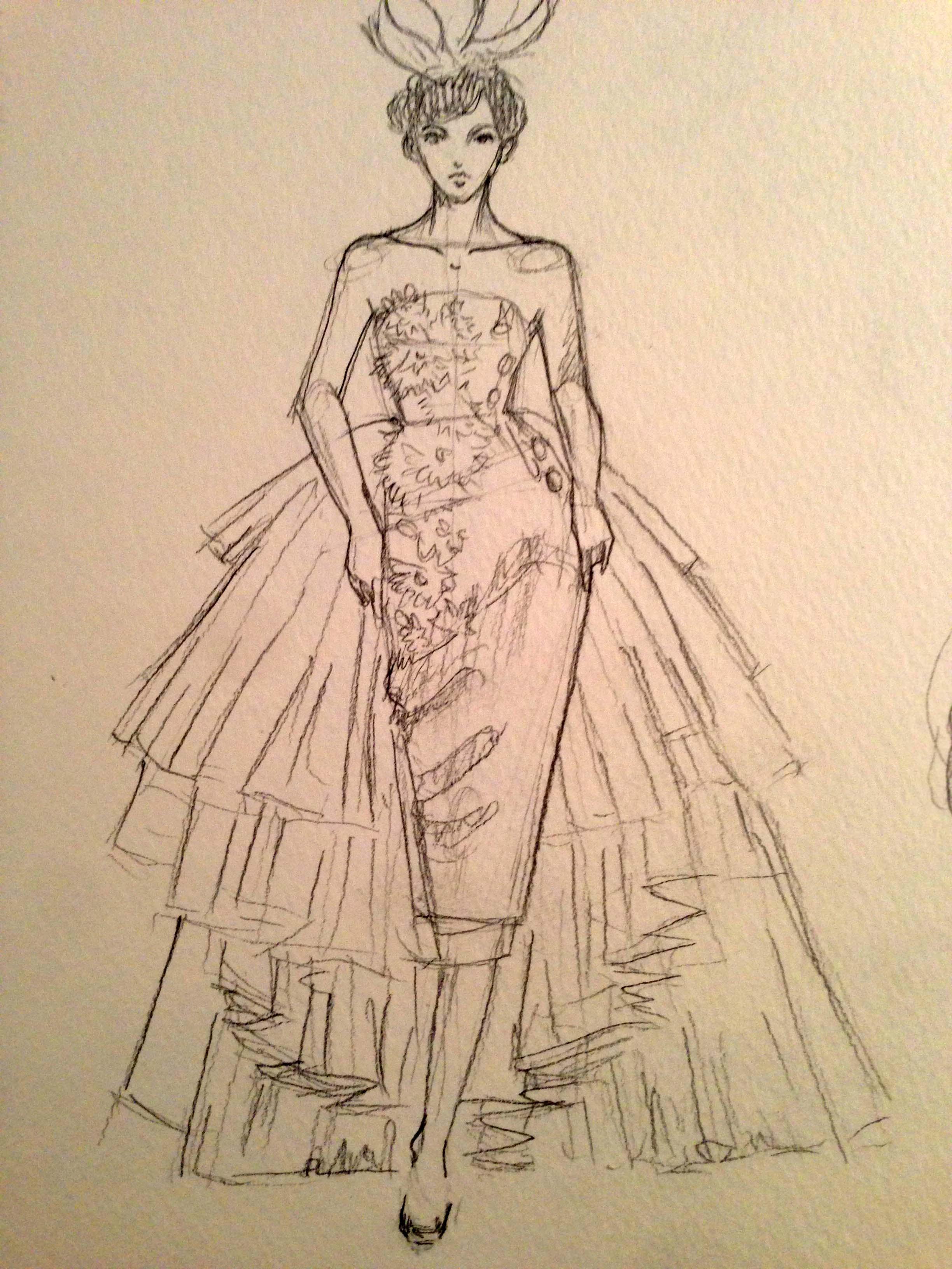 SKETCHES: Flouncy,Feminine and Full-bodied - image 6 - student project