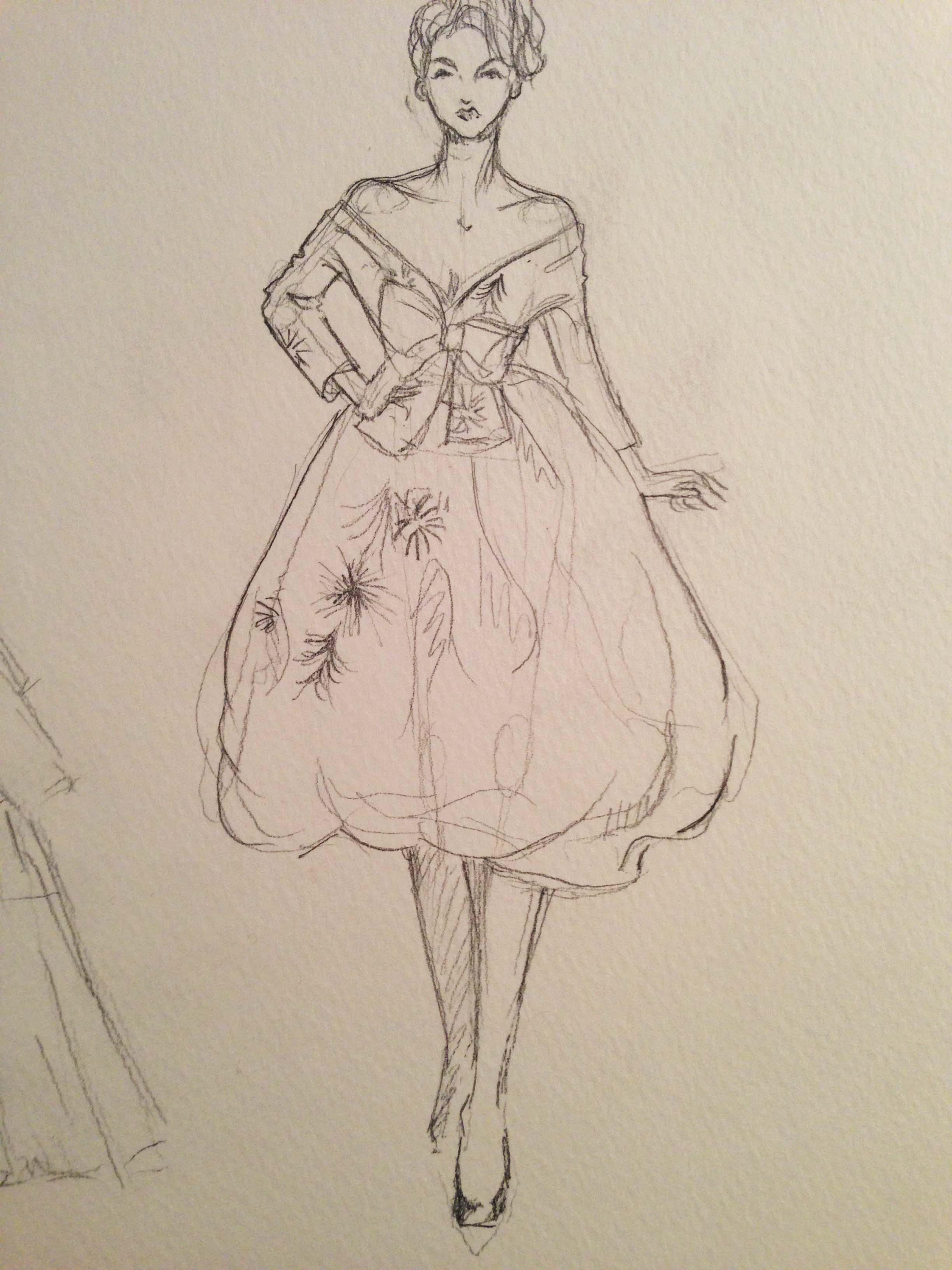 SKETCHES: Flouncy,Feminine and Full-bodied - image 8 - student project