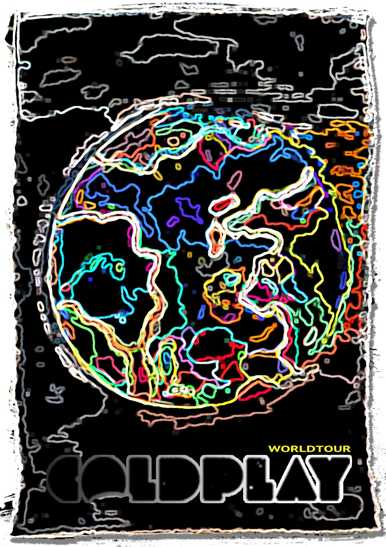 Coldplay world tour - image 7 - student project