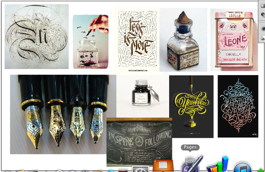 Ink bottle label Skillshare Student Project