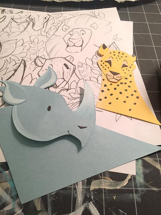 Jungle Animals Illustration - image 4 - student project