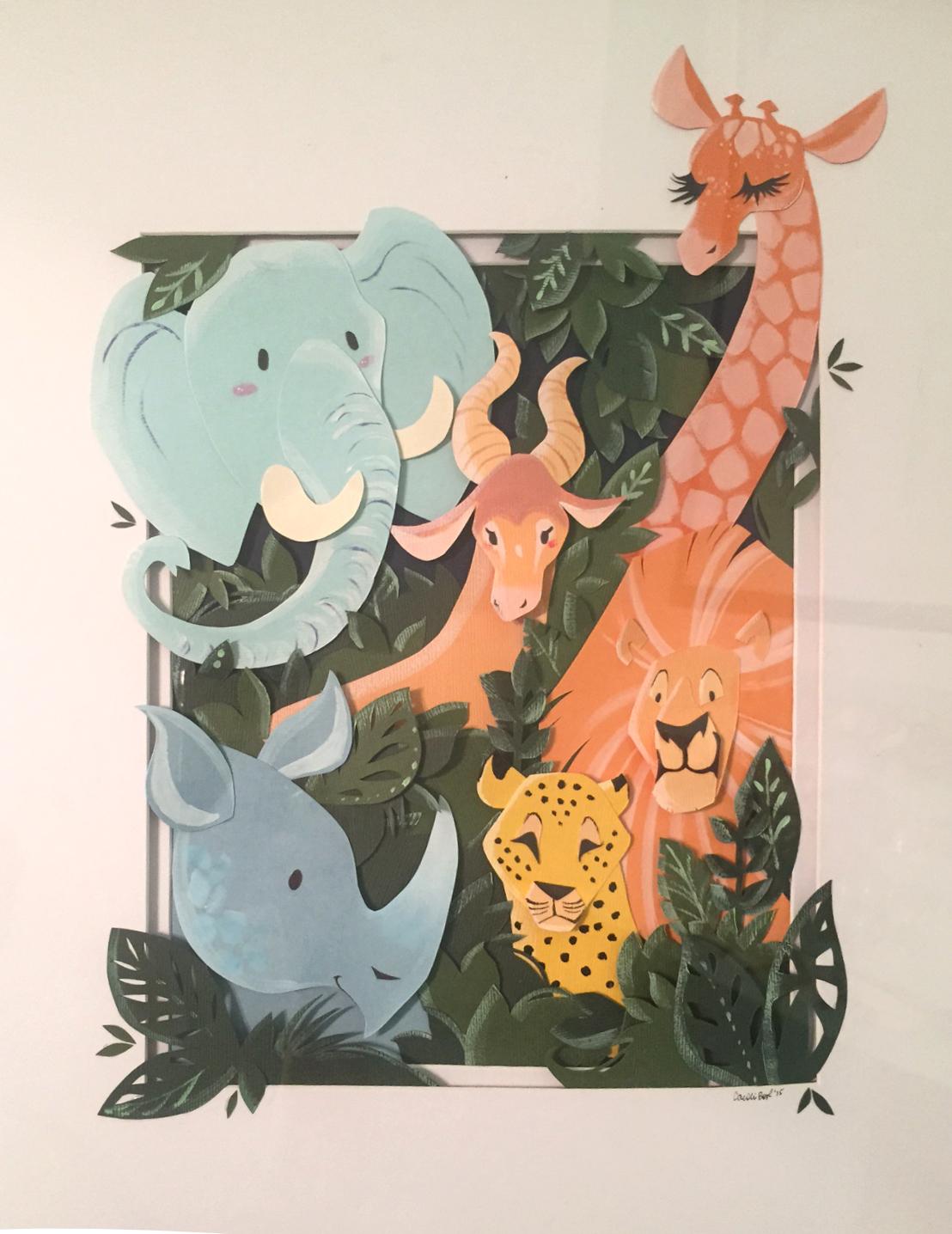 Jungle Animals Illustration - image 6 - student project