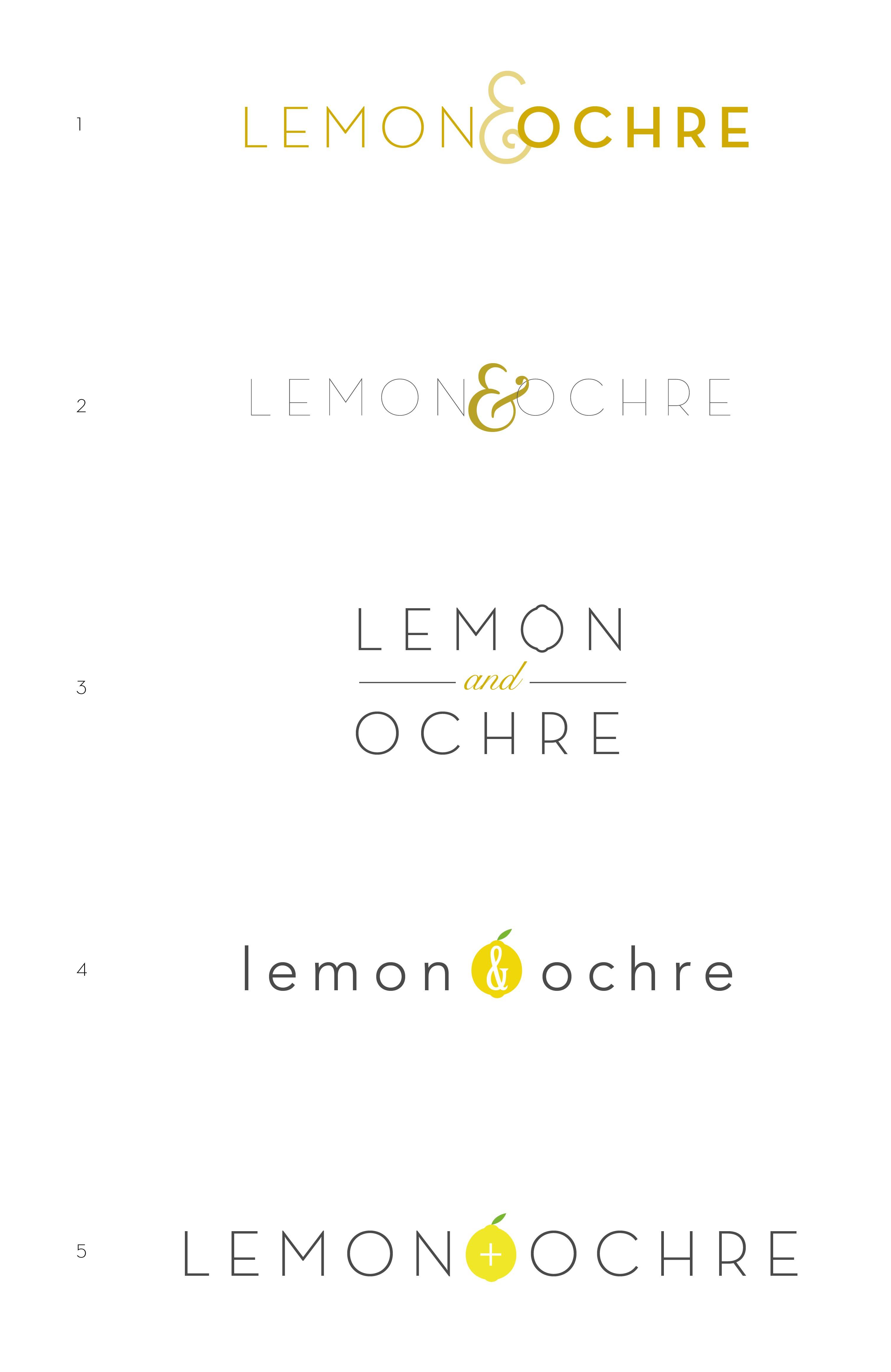 Lemon & Ochre Logo - image 3 - student project
