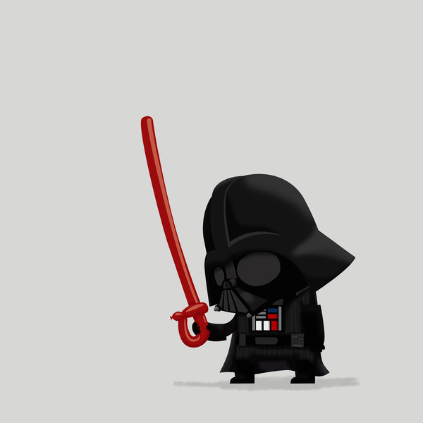 Teach me The Force*, Baby Darth. (*The Force is Illustrator, apparently.) - image 1 - student project