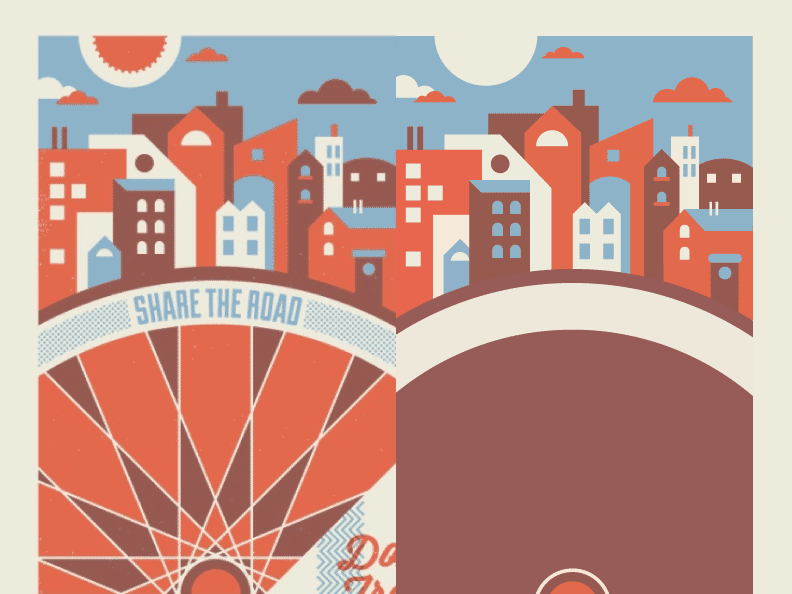 Cycling Illustrator Poster - image 3 - student project
