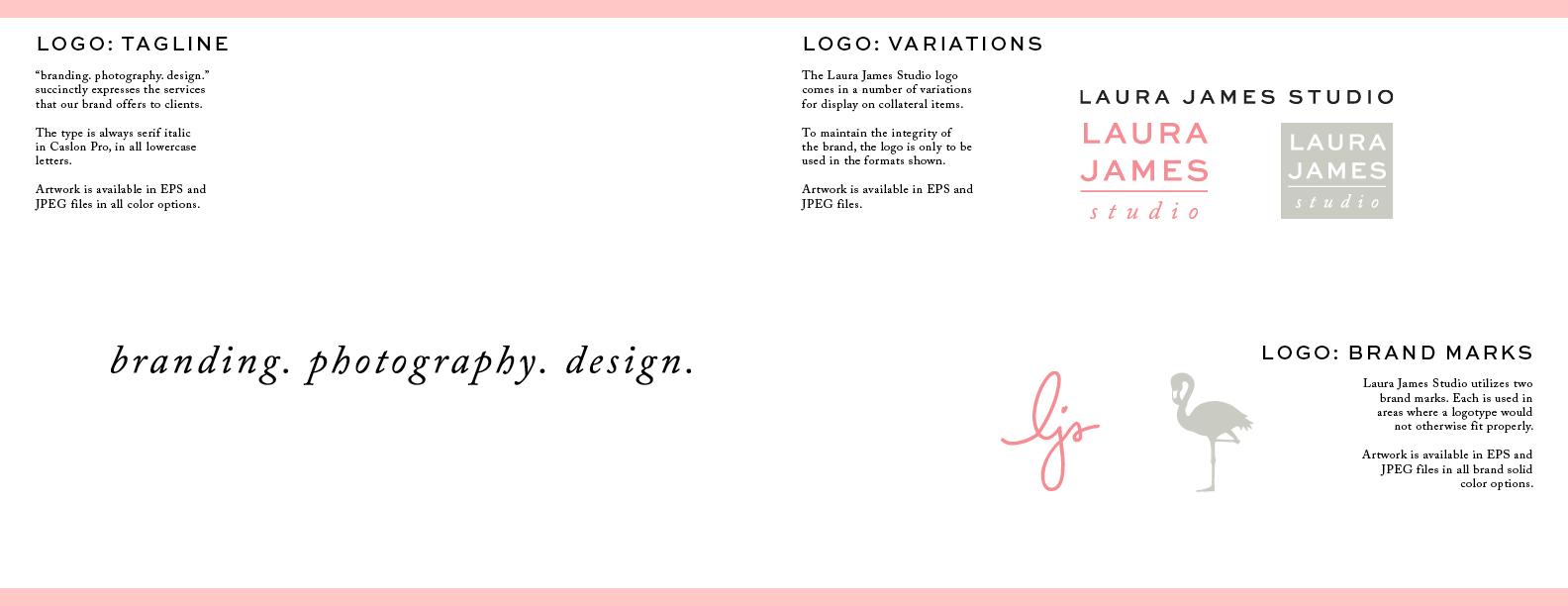 Laura James Studio Brand guide - image 7 - student project