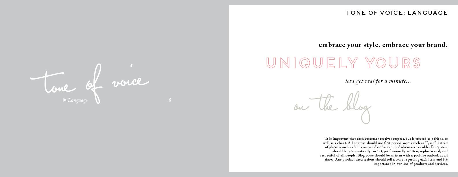 Laura James Studio Brand guide - image 4 - student project