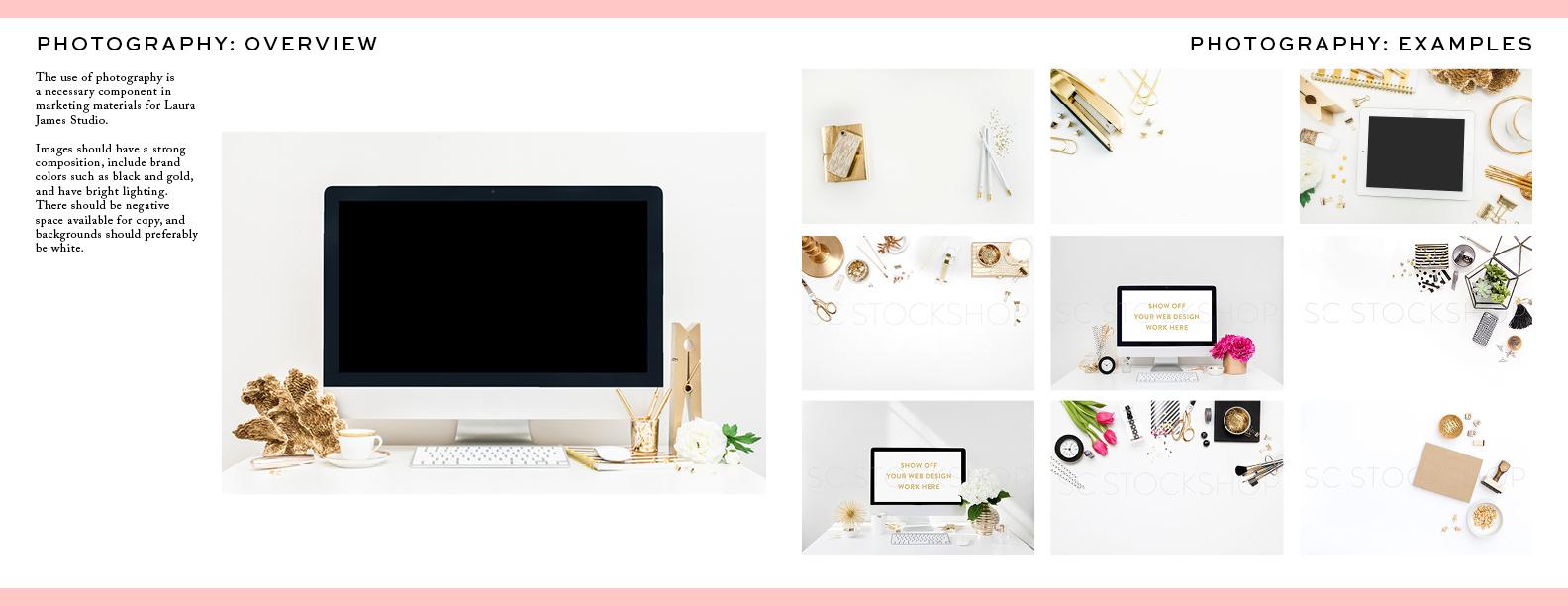 Laura James Studio Brand guide - image 11 - student project