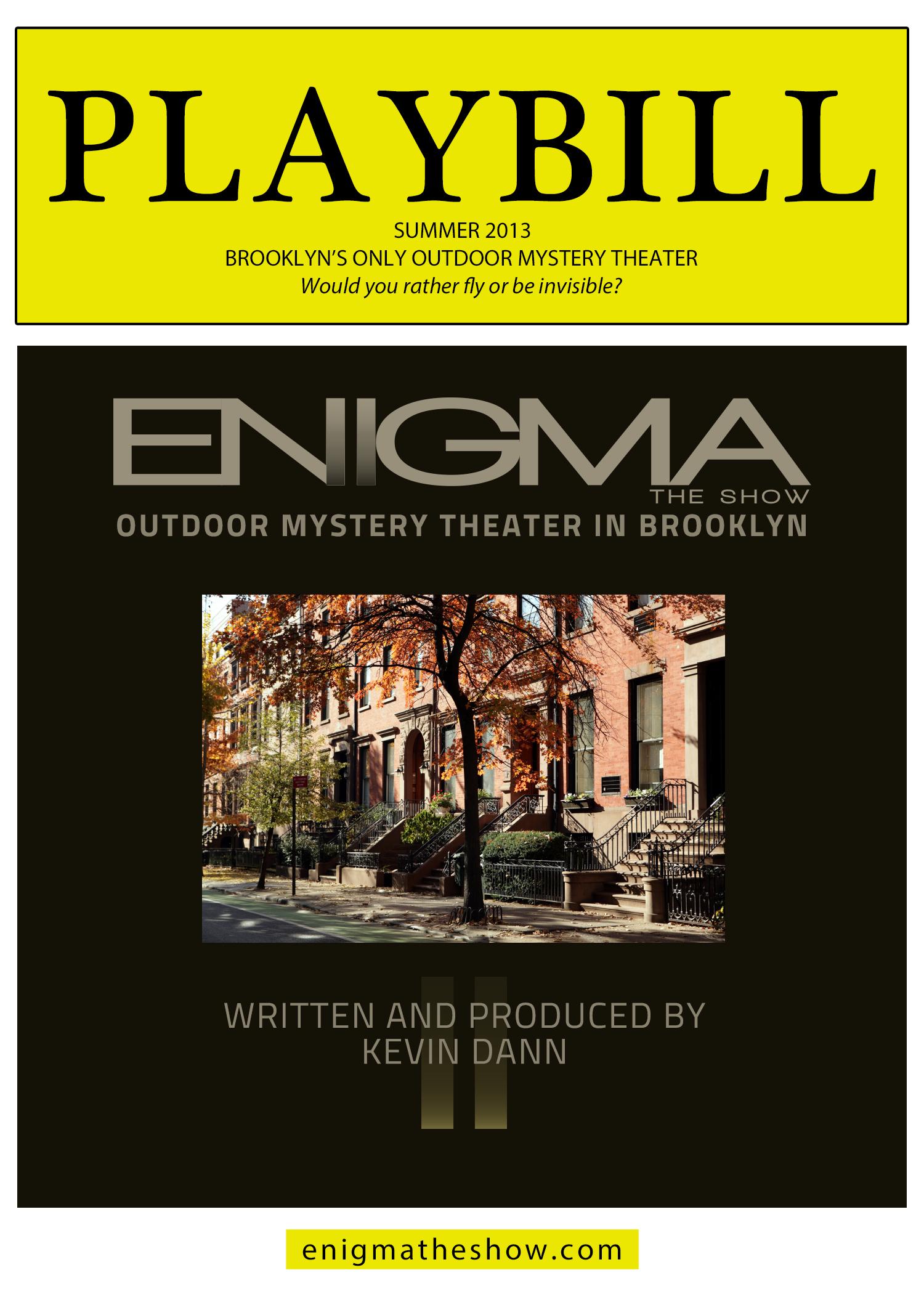 ENIGMA: THE SHOW orientation map - image 3 - student project