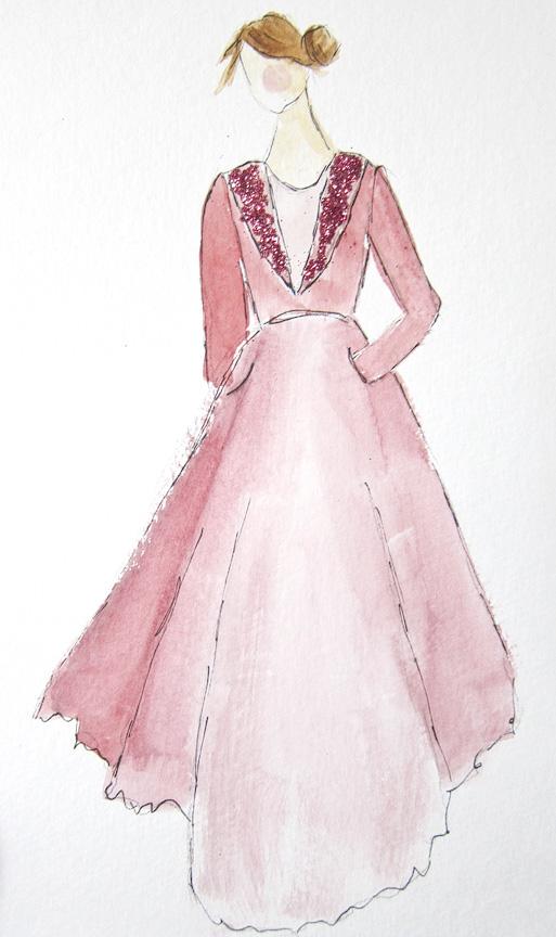 EMBELLISHED WATERCOLORS -- updated -- romanticism turned modern - image 1 - student project