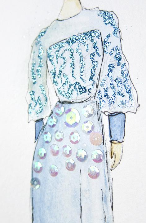 EMBELLISHED WATERCOLORS -- updated -- romanticism turned modern - image 3 - student project