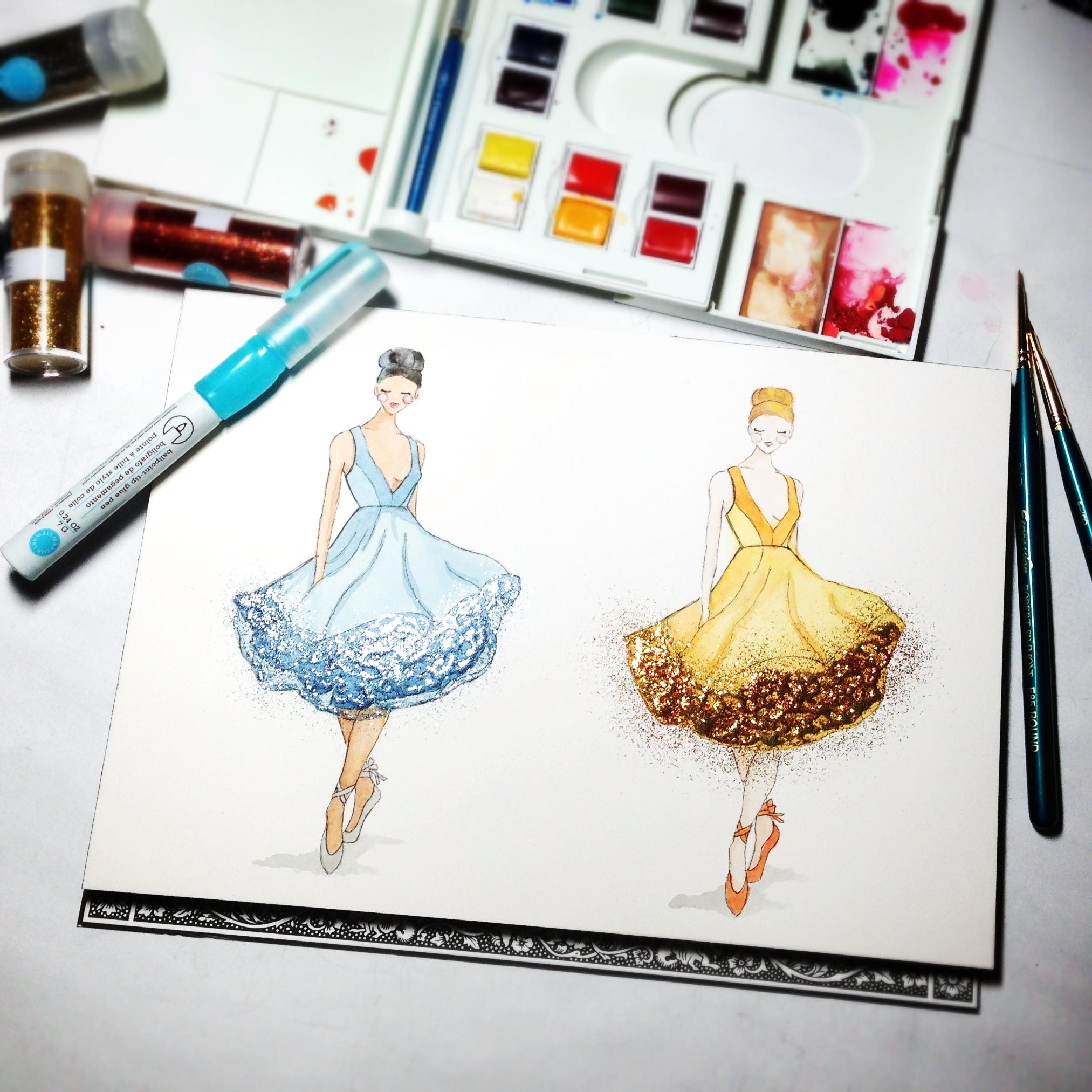Updated: Embellished Ballerina Beauty - image 2 - student project