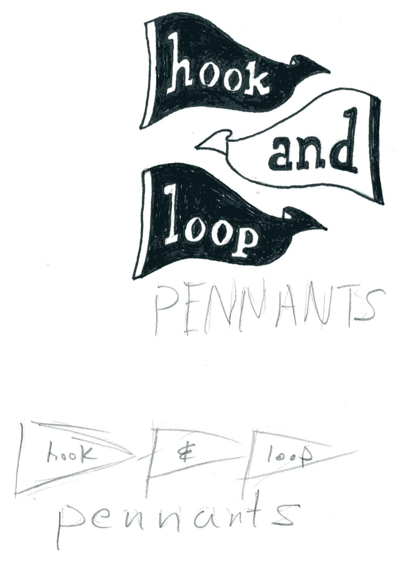 hook and loop pennants