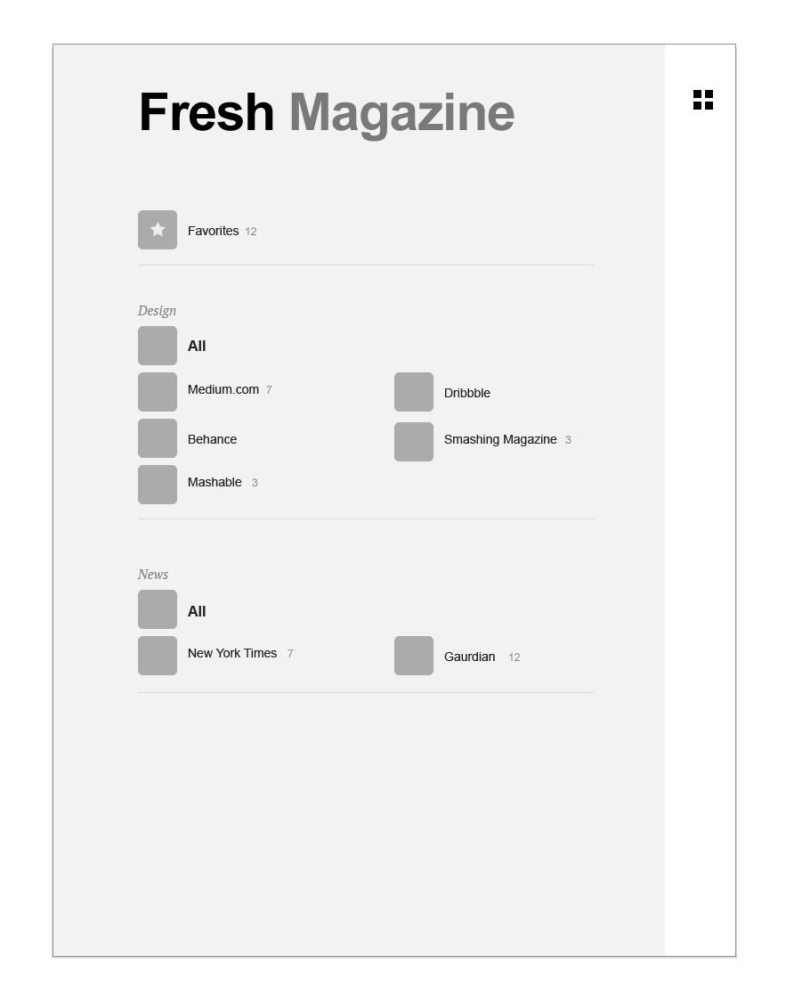 RSS reader "Fresh Magazine" - image 12 - student project