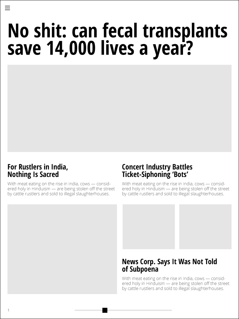 RSS reader "Fresh Magazine" - image 2 - student project