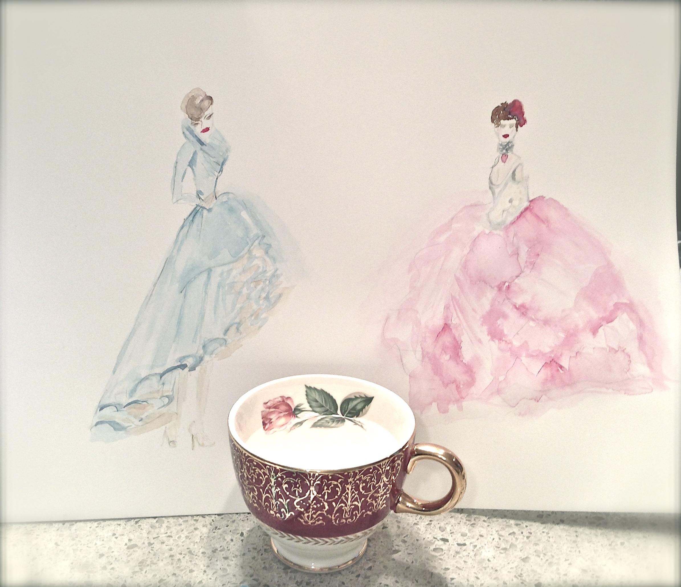 UPDATED WATERCOLOR - Inspiration Antoinette - image 1 - student project