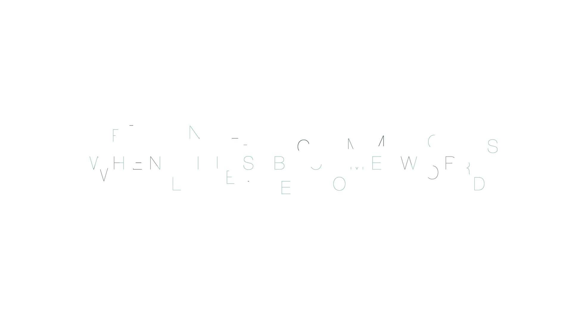 When Words Become Lines - image 5 - student project