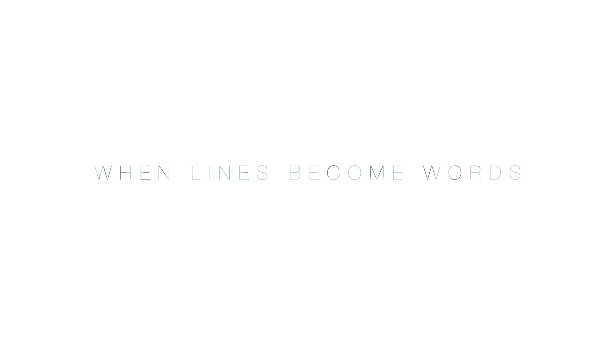 When Words Become Lines - image 6 - student project