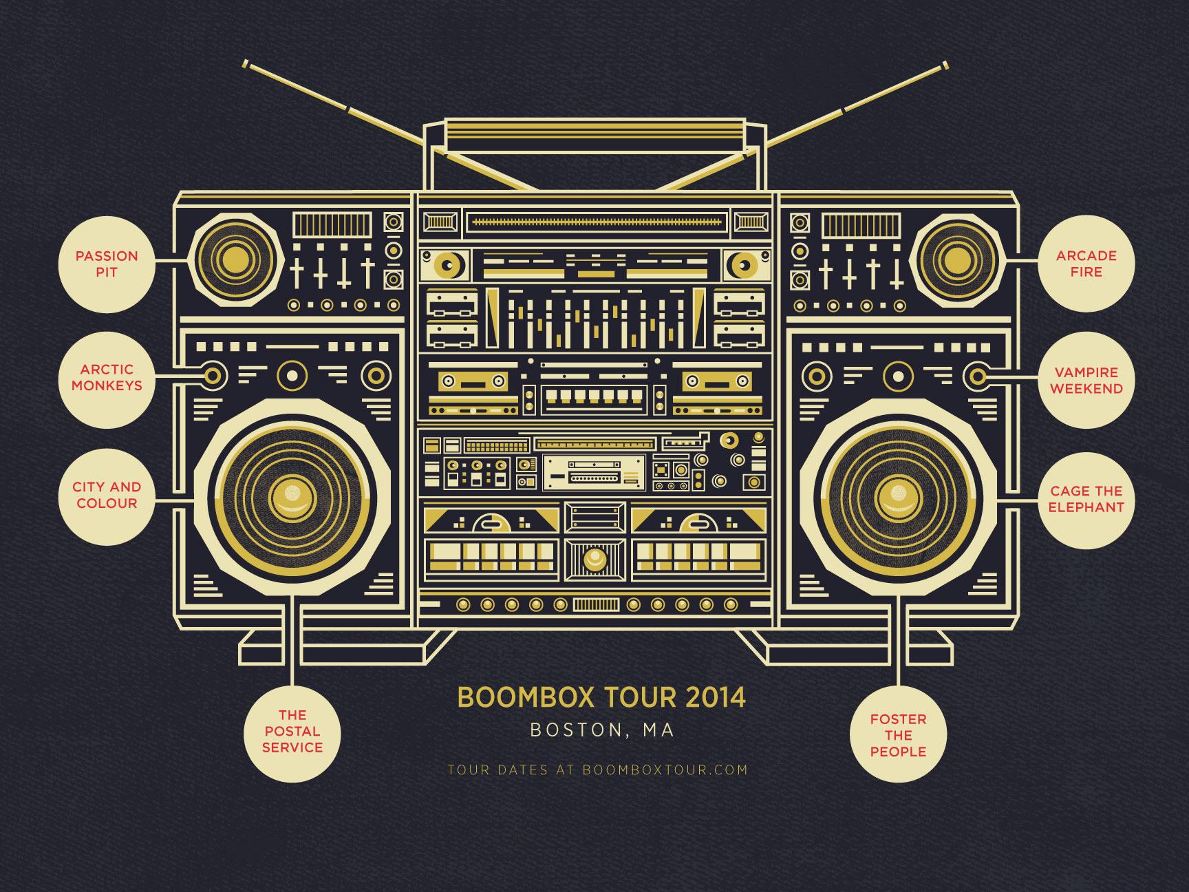 The Boombox Tour Skillshare Student Project