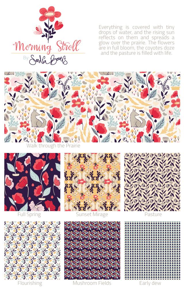 Morning Stroll Pattern Collection - image 2 - student project