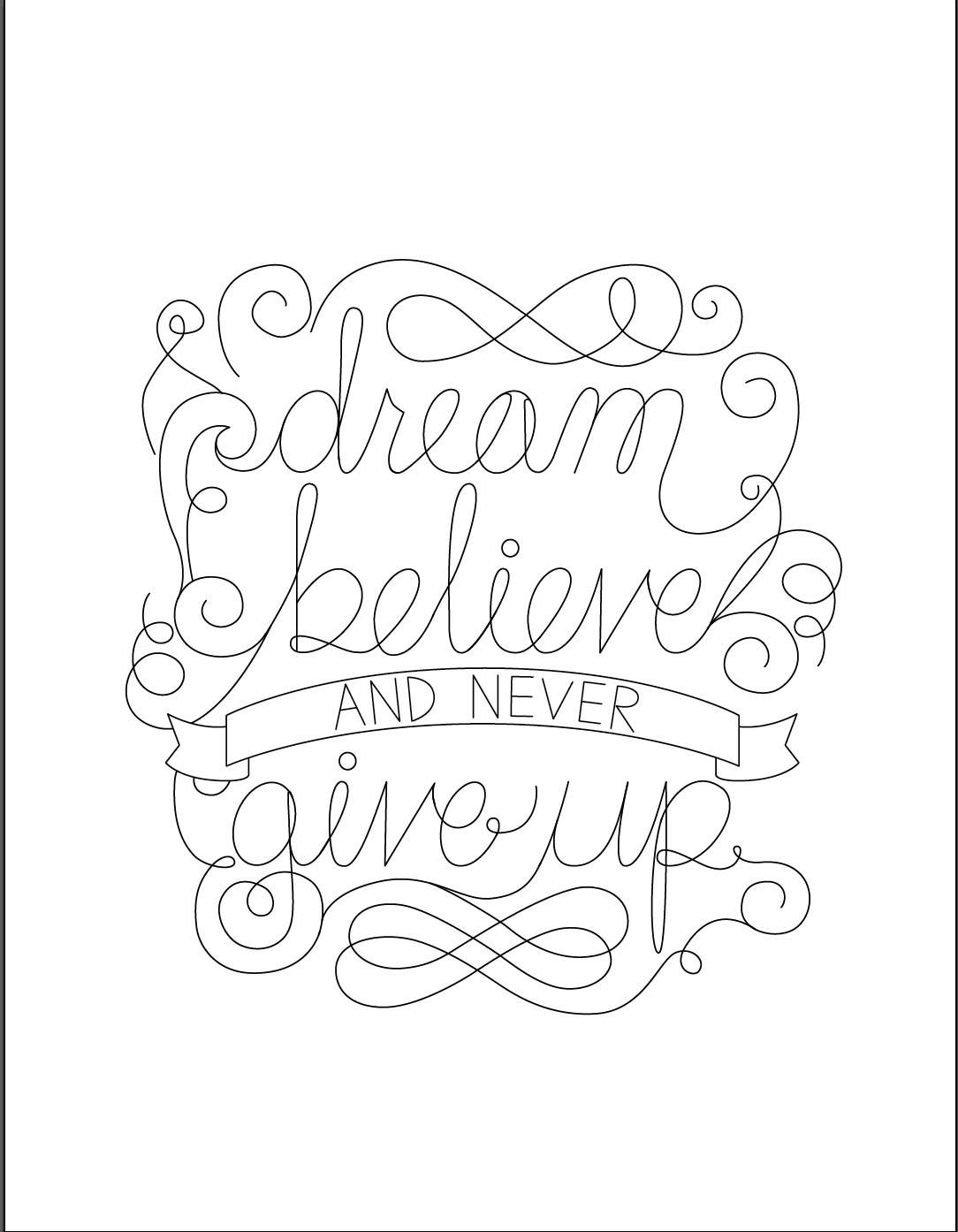 Dream, believe, and never give up - image 7 - student project
