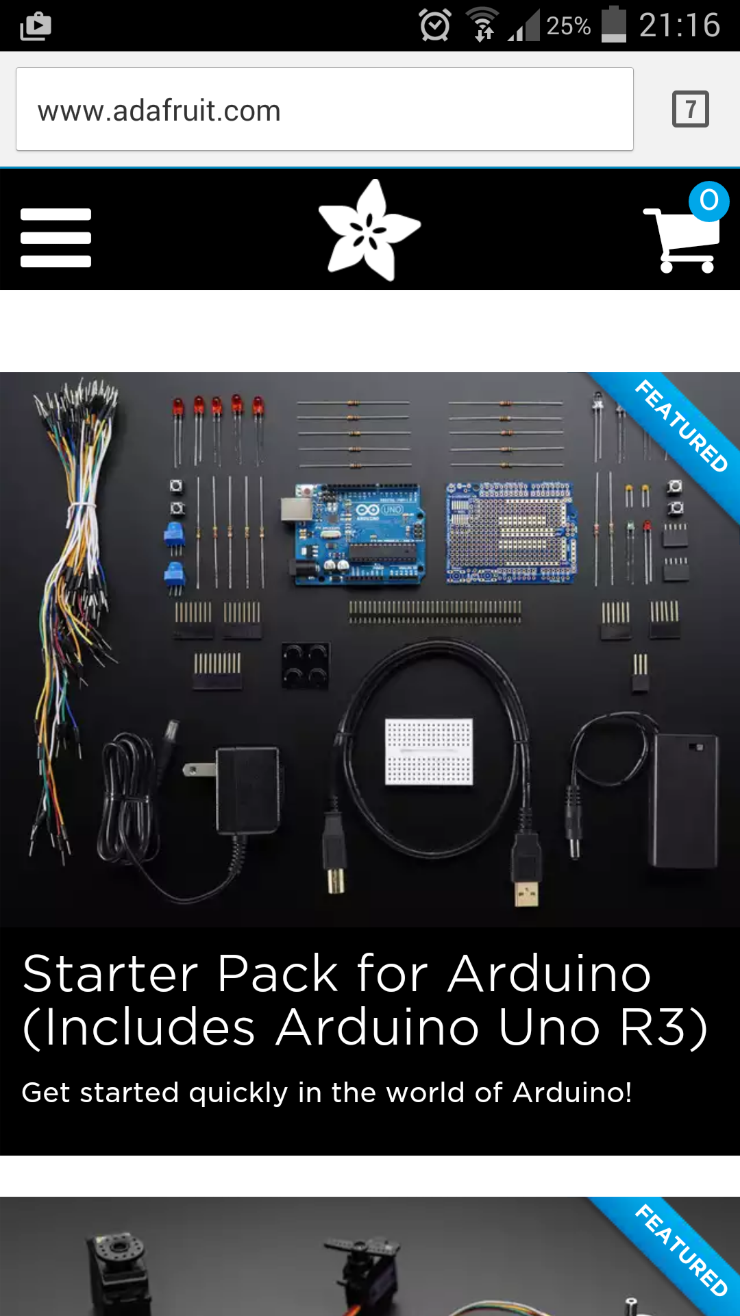 My Favourite Small Online Shop: Adafruit Electronics - image 1 - student project