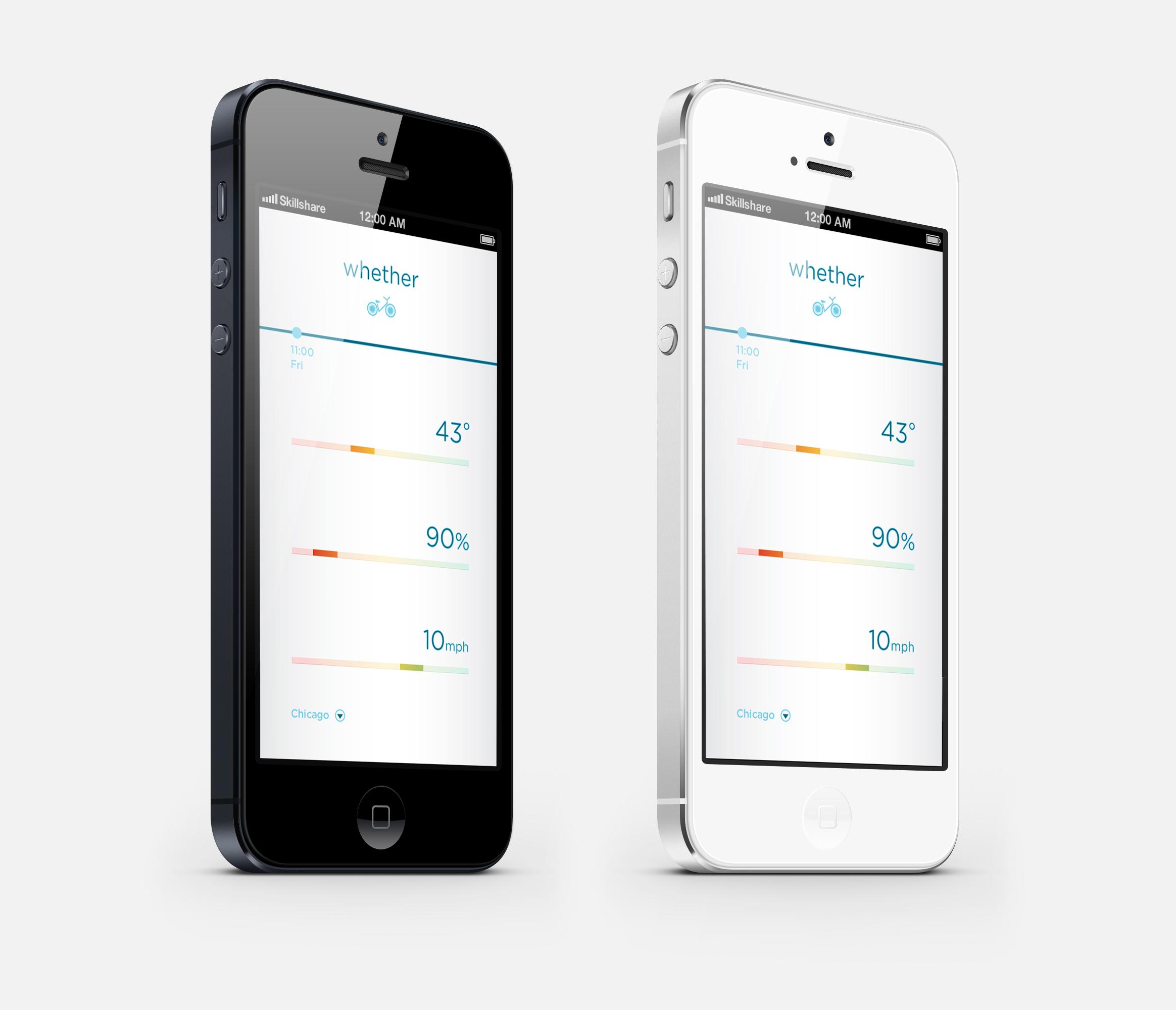 Whether weather app - image 3 - student project
