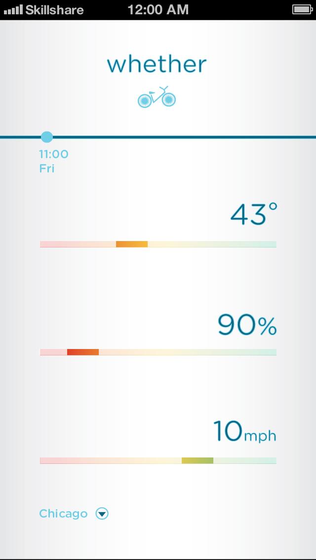 Whether weather app - image 2 - student project