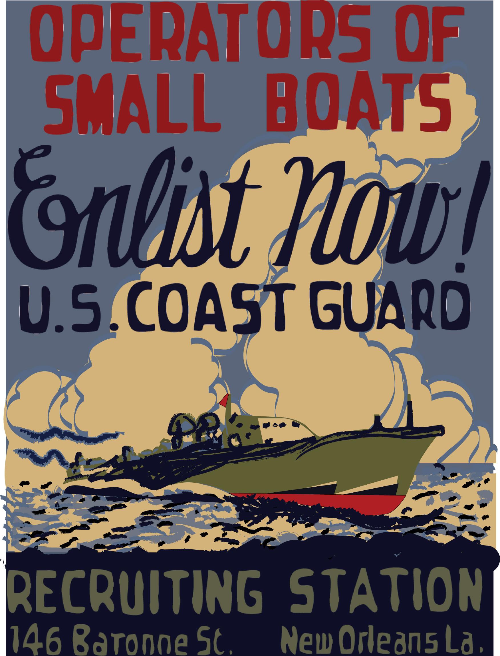 US Coast Guard Enlist Now Print Ad Skillshare Student Project