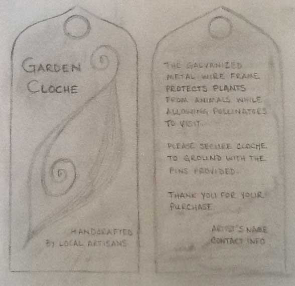 Garden Cloche Tags - image 3 - student project