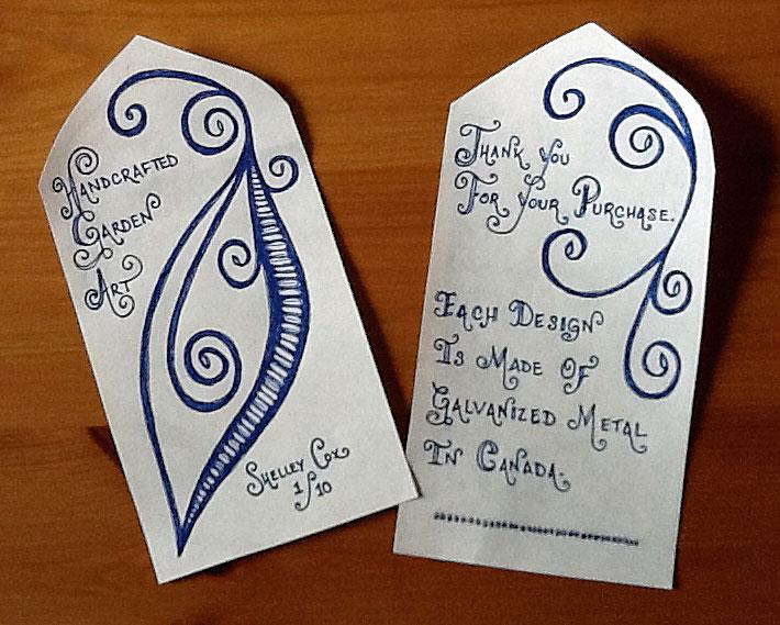 Garden Cloche Tags - image 5 - student project