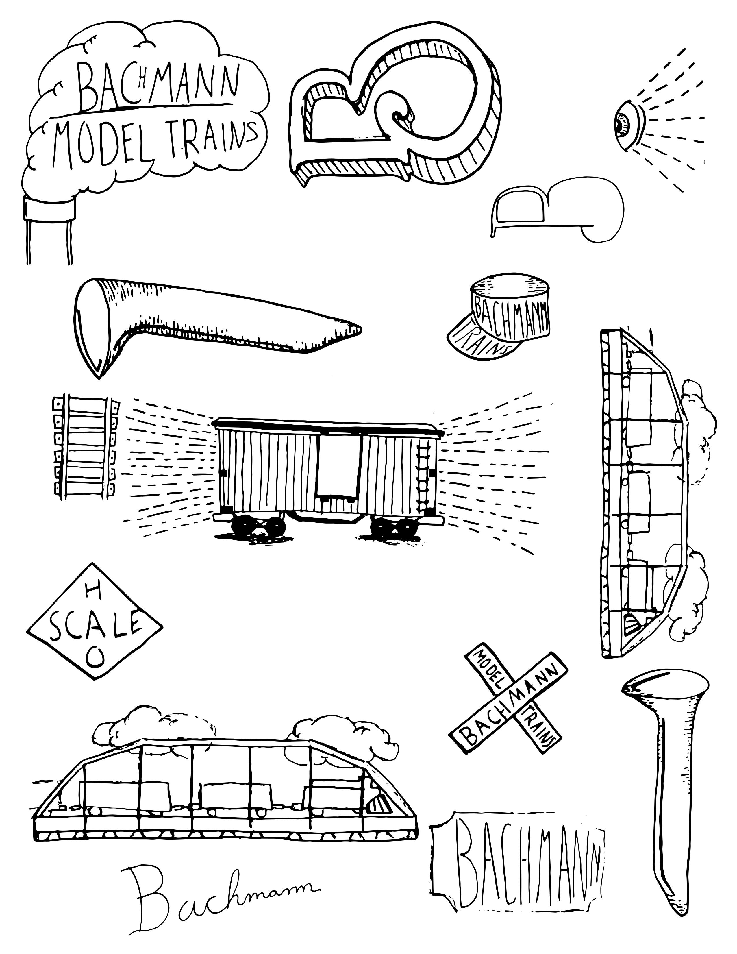 Bachmann Model Trains: Label Design - image 2 - student project
